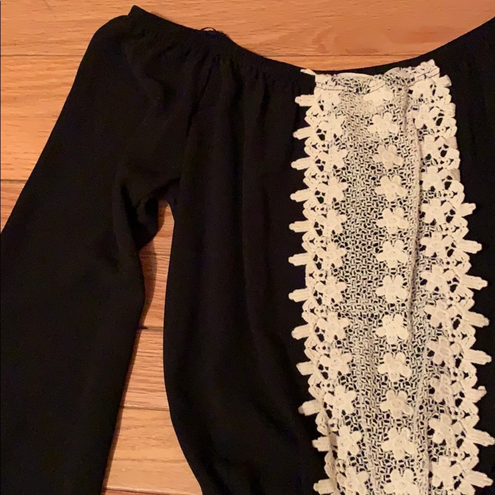 Black Strapless Romper - Picture 2 of 5